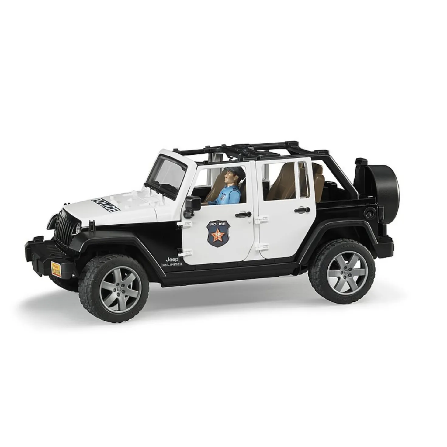 Bruder Auto Jeep Politie Wrangler Rubicon Unlimited Licht En Geluid