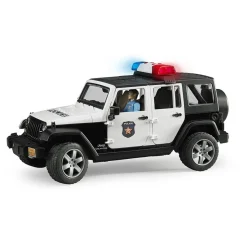 Bruder Auto Jeep Politie Wrangler Rubicon Unlimited Licht En Geluid