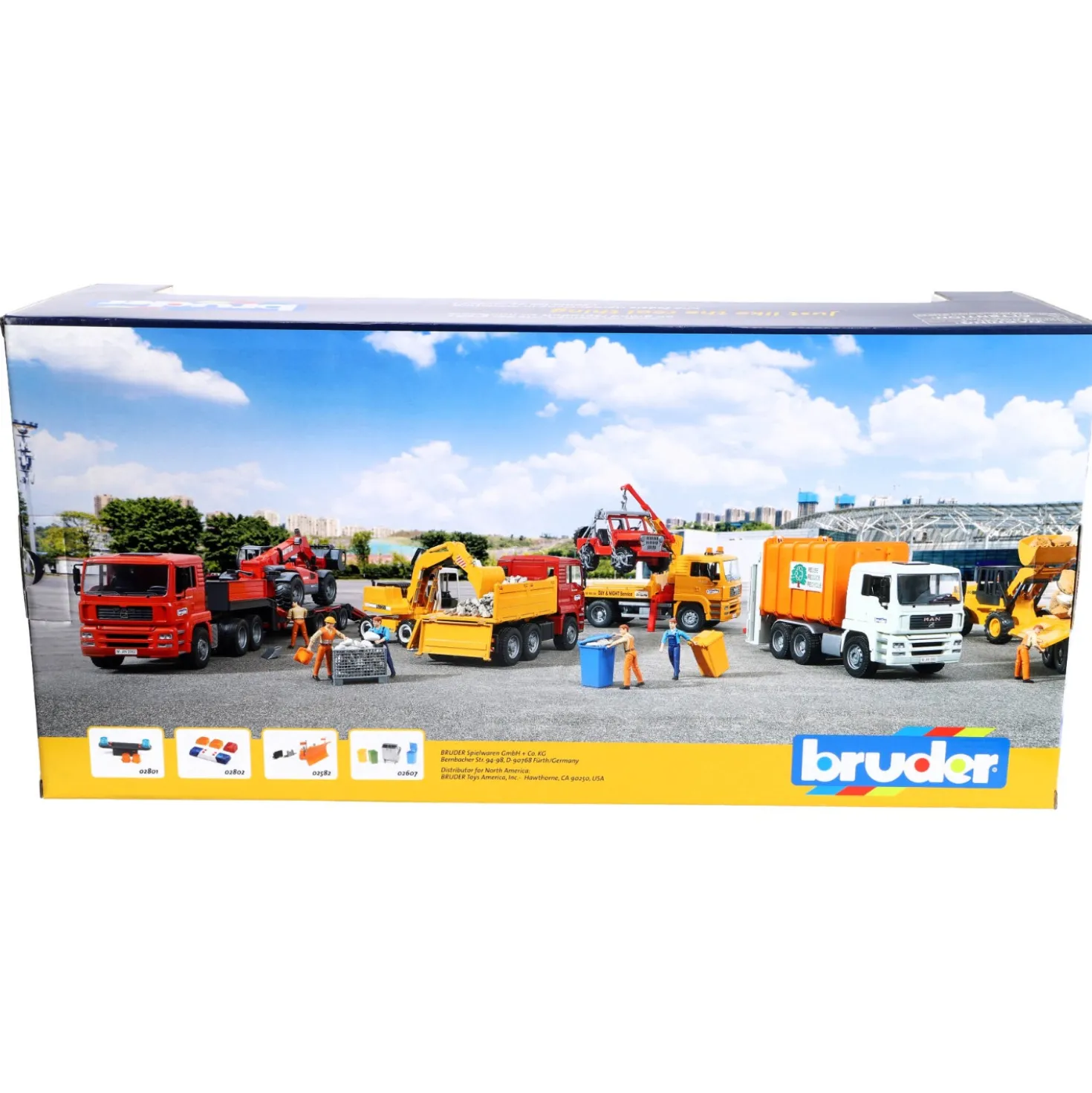 Bruder Auto MAN TGA Vuilniswagen