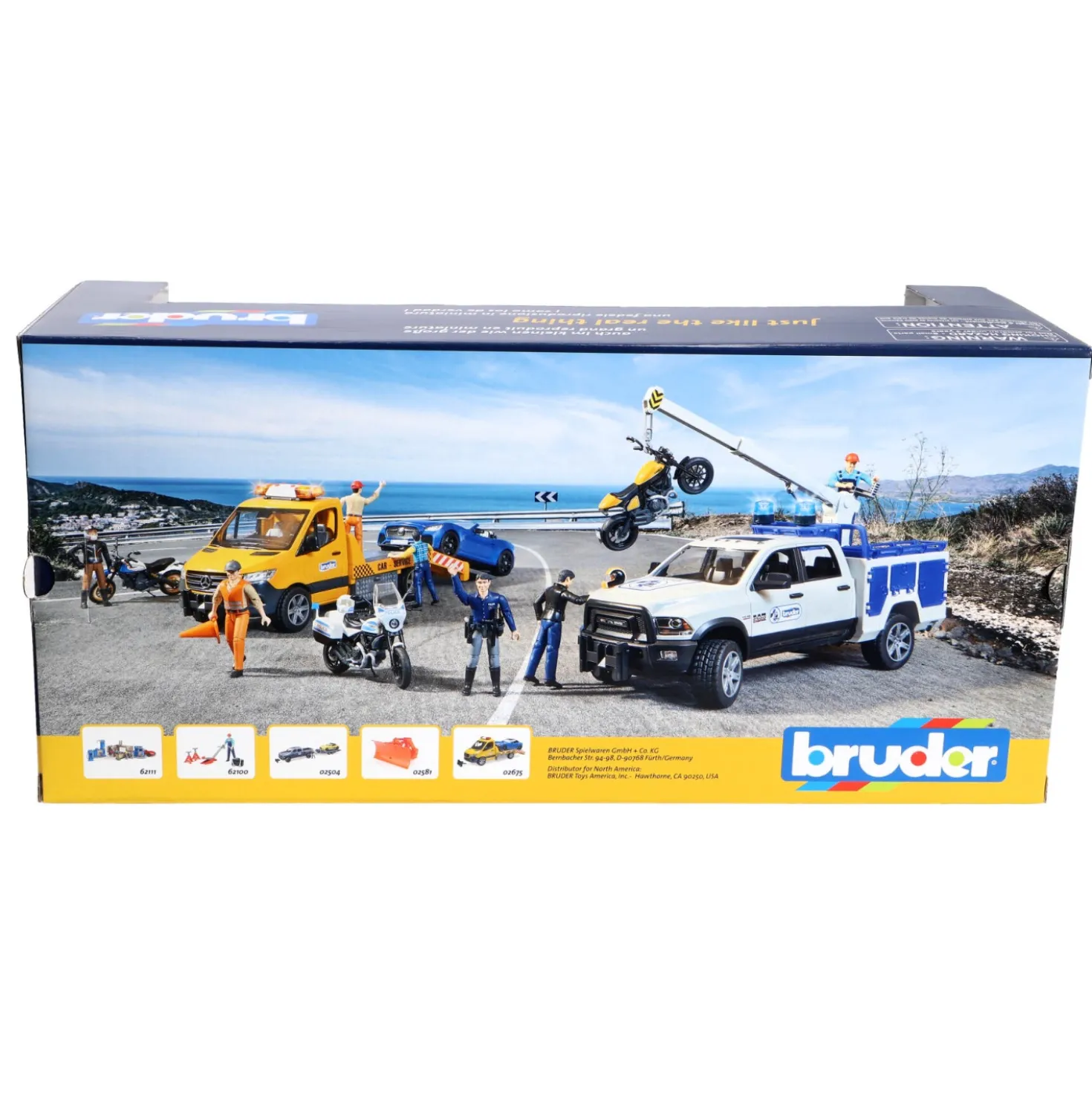 Bruder Auto RAM service truck b/o