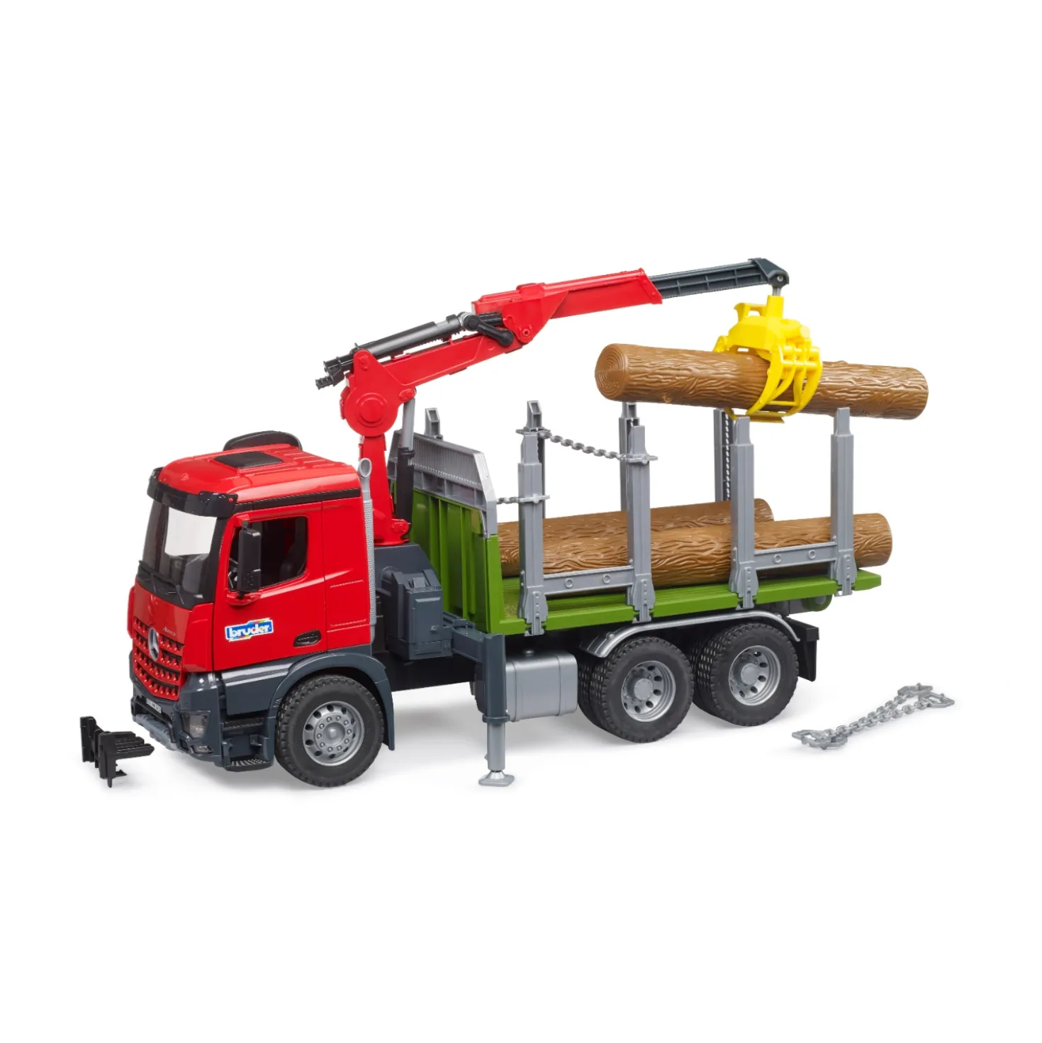 Bruder Auto Vrachtwagen MB Arocs Met Bomen