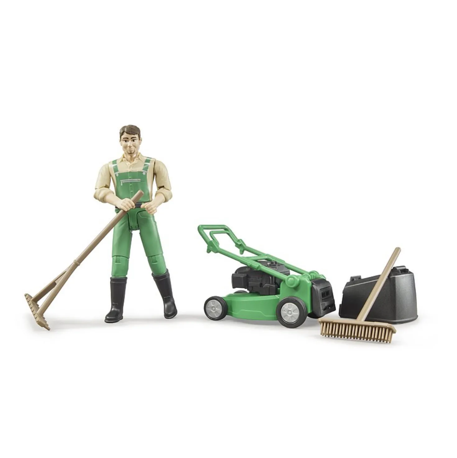 Bruder Figuur Tuinman Met Grasmaaier