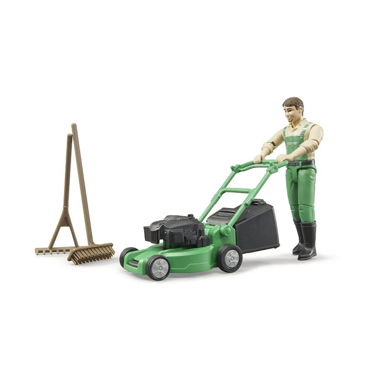 Bruder Figuur Tuinman Met Grasmaaier