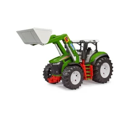 Bruder Roadmax tractor met frontlader en kiepkar