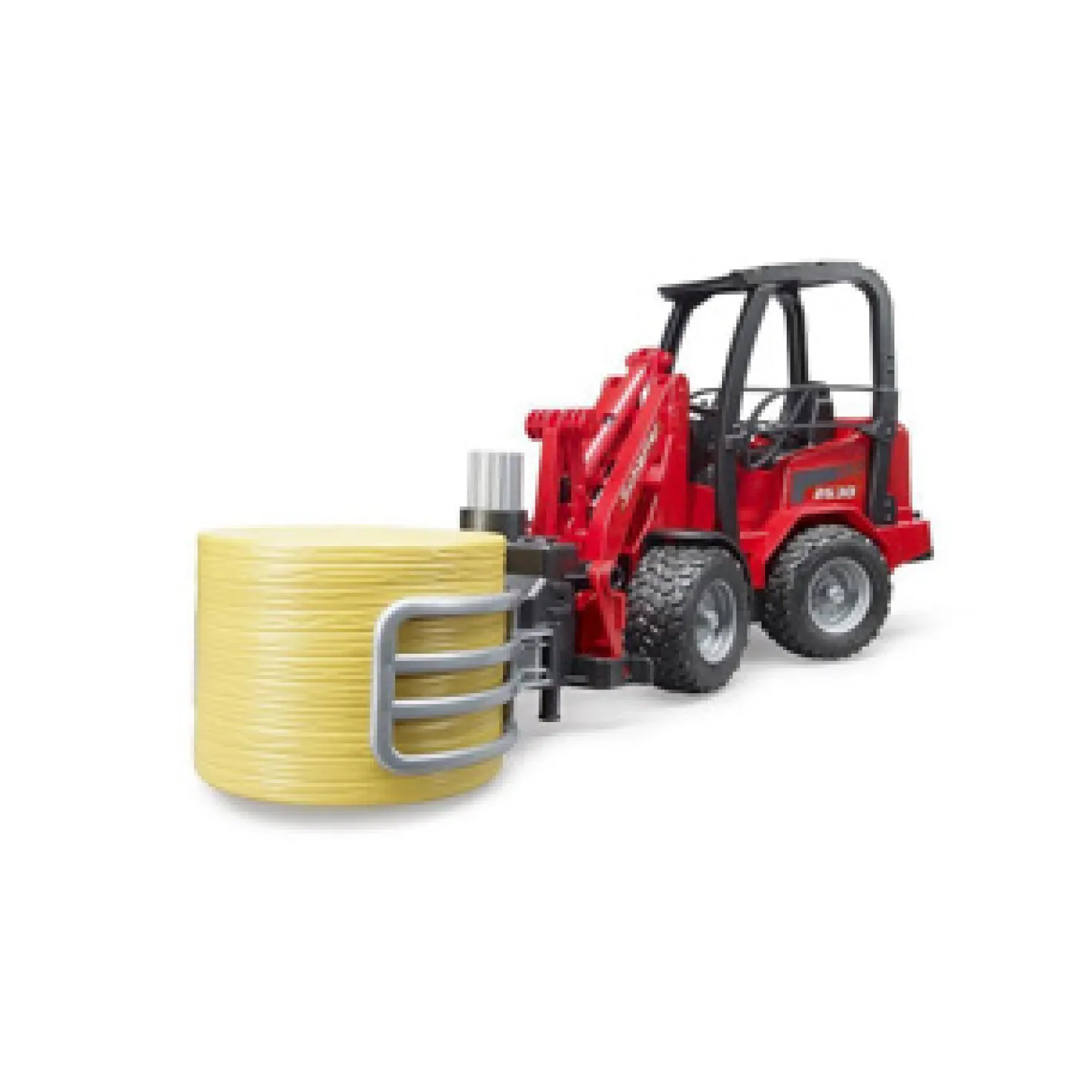 Bruder Shovel Schaeffer 2630 Balengrijper Met Ronde Hooibaal