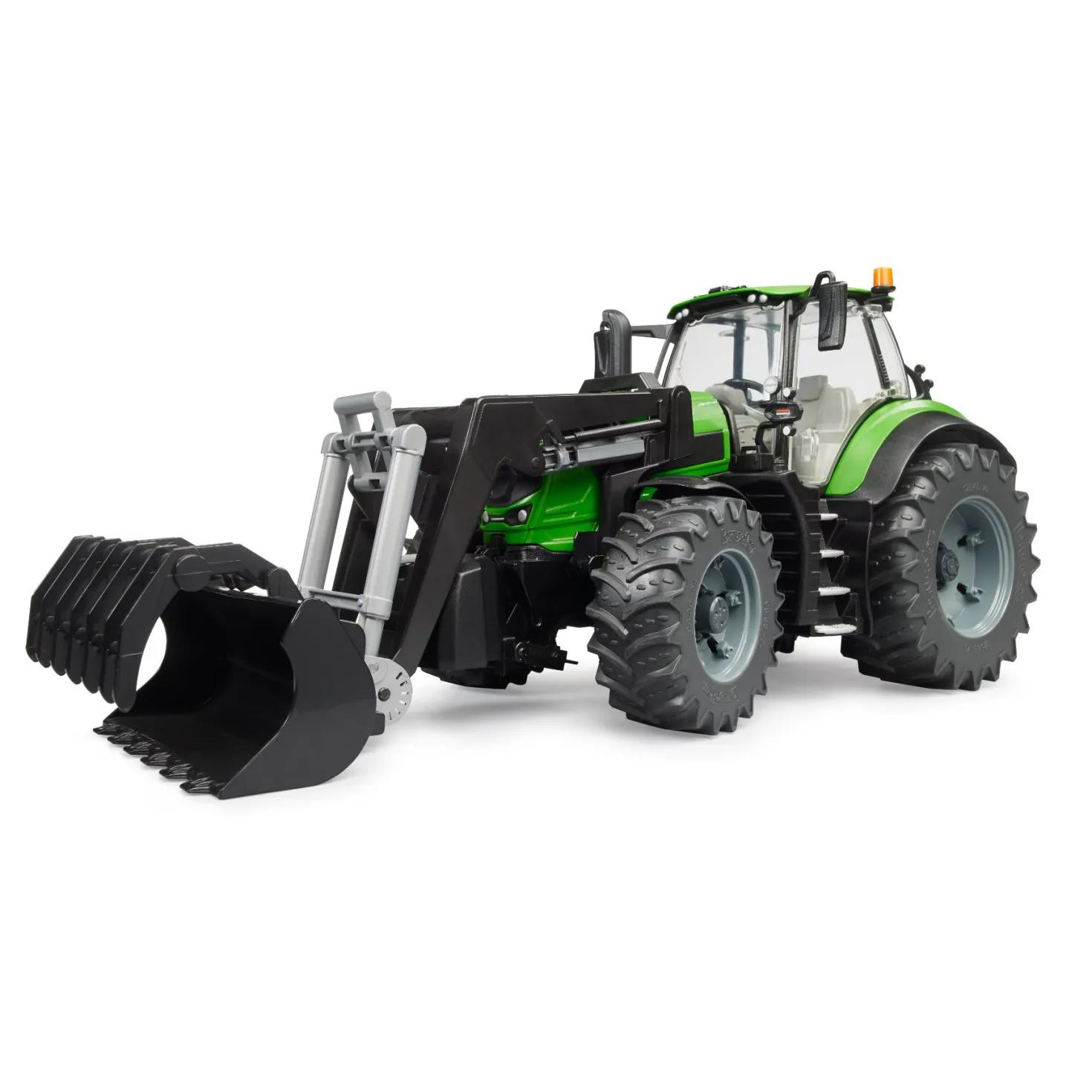 Bruder tractor Deutz 8280 met grijper