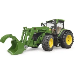 Bruder Tractor John Deere 7R 350 Met Frontlader