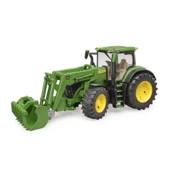 Bruder Tractor John Deere 7R 350 Met Frontlader