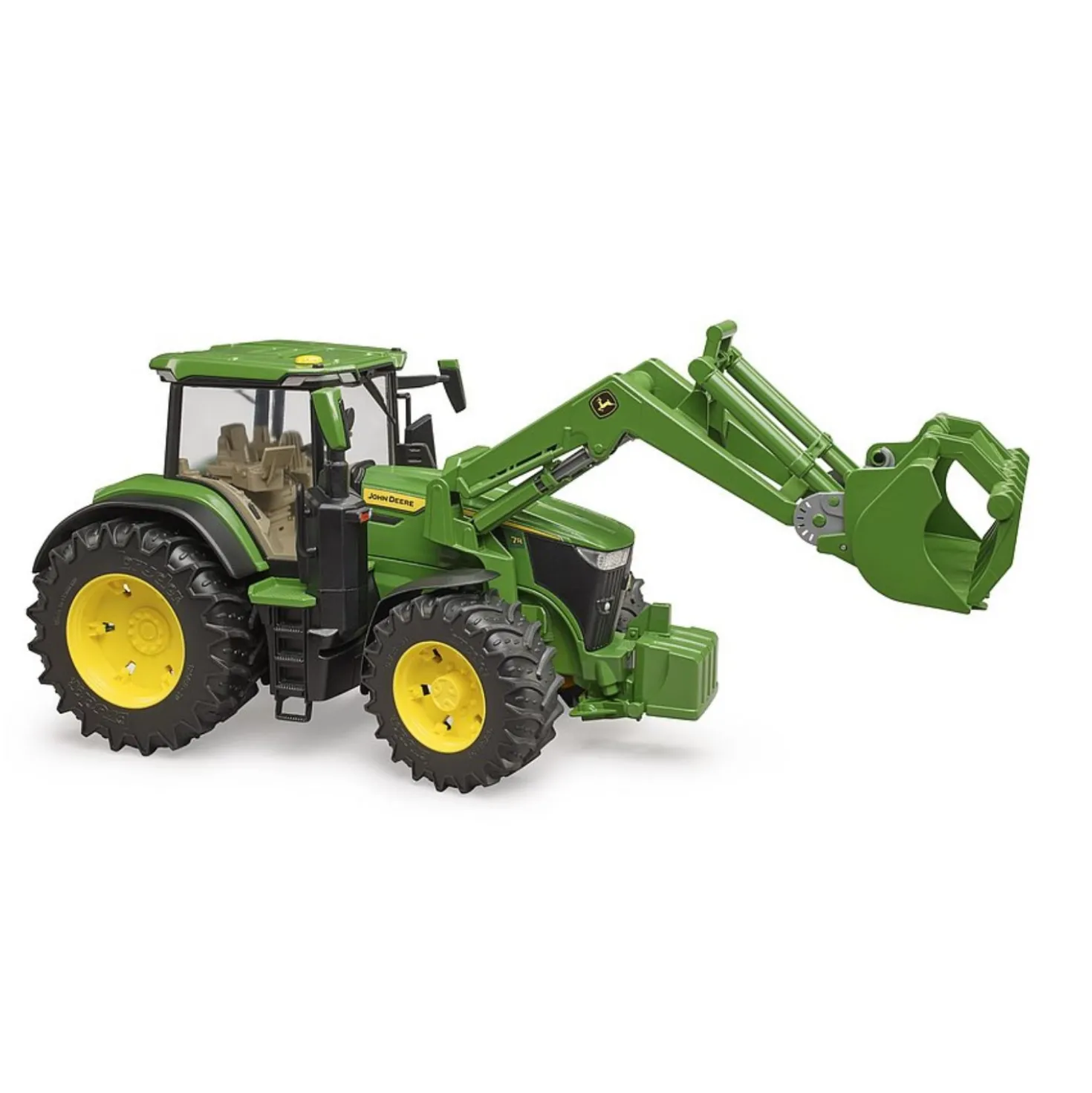 Bruder Tractor John Deere 7R 350 Met Frontlader