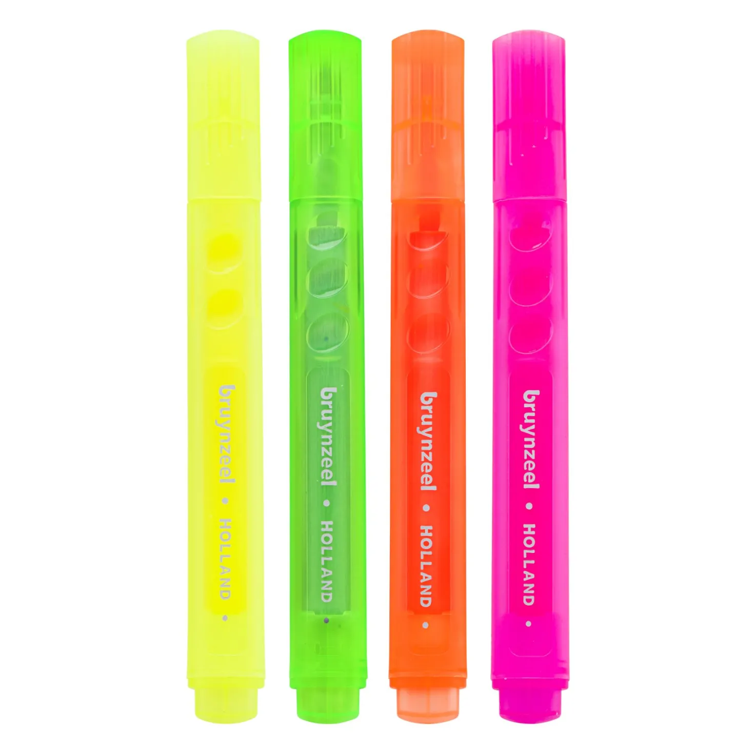 Bruynzeel markeerstiften neon 4 kleuren
