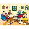 Bumba puzzel 6 st waf waf, miauw miauw