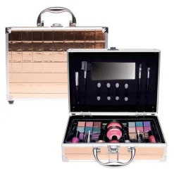 Casuelle make up koffer champagne vierkant