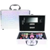 Casuelle make up koffer zilver croco