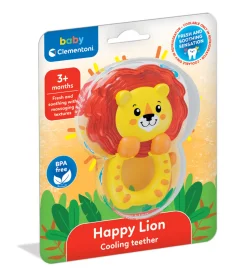 Clementoni baby gekoelde bijtring leeuw