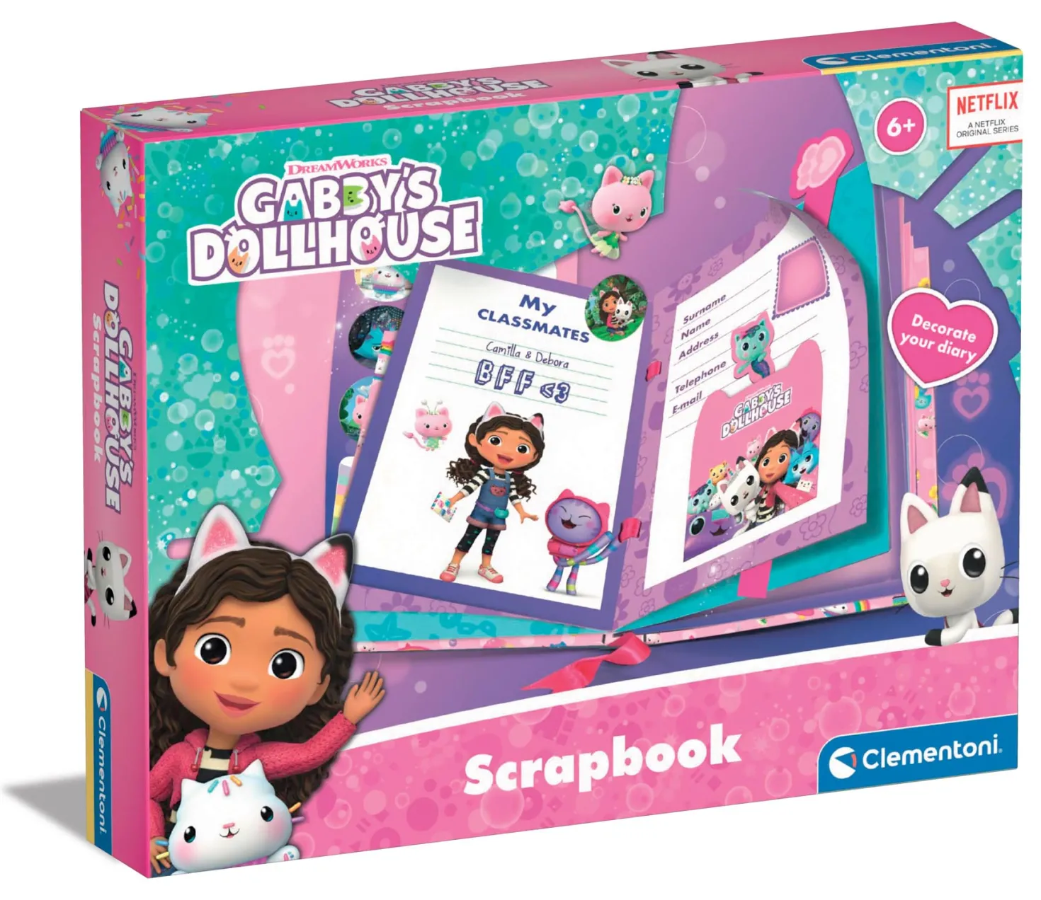 Clementoni Gabby's dollhouse scrapbook set