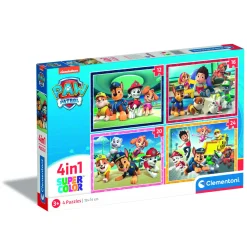 Clementoni Paw Patrol 4 in 1 puzzel 12, 16, 20, 24 stukjes