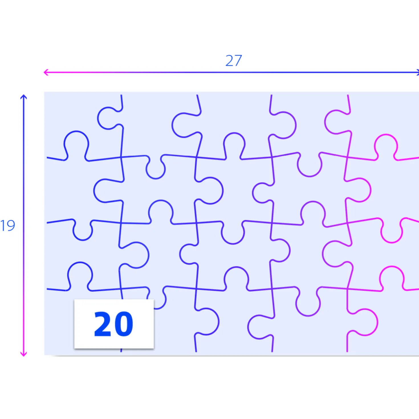 Clementoni paw patrol puzzel 2 x 20 stukjes