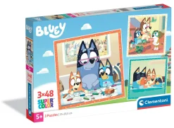 Clementoni puzzel Bluey 3x48 stukjes