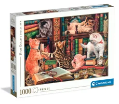 Clementoni puzzel kittens in de bibliotheek 1000 stukjes