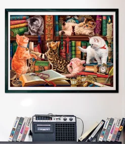 Clementoni puzzel kittens in de bibliotheek 1000 stukjes