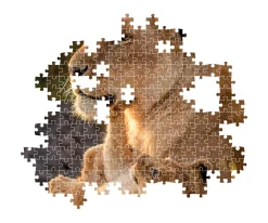 Clementoni puzzel leewin met welpje 500 stukjes
