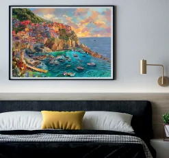 Clementoni puzzel Manarola geschilderd 2000 stukjes