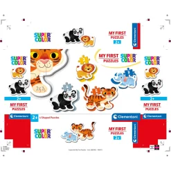 Clementoni Puzzel my first 2, 3, 4, 5 stukjes Wilde dieren