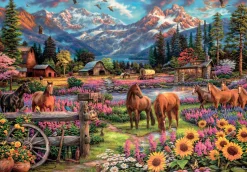 Clementoni puzzel paarden in het veld 3000 stukjes