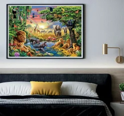 Clementoni puzzel samenkomst in de Afrikaanse jungle 2000 stukjes
