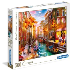 Clementoni puzzel zonsondergang Venetie 500 stukjes