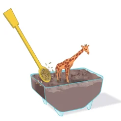 Clementoni wild Terrarium giraffe