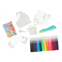 Creafun trend graffity pen electronisch set + 12 extra stiften