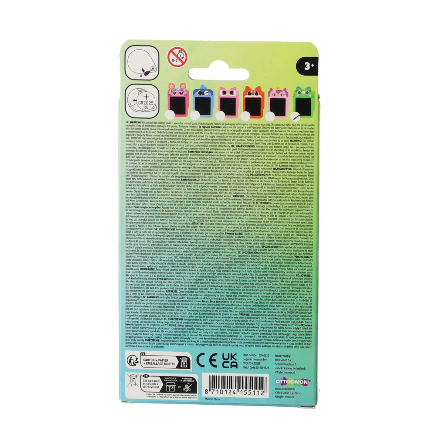 Creafun trend lcd tekenbord fun 15 cm 6 assorti