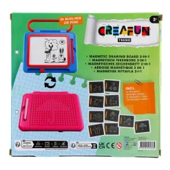 Creafun trend magnetisch tekenbord 2 in 1 2 assorti