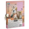 Dagboek met slot A5 Horse collection 60 pagina's