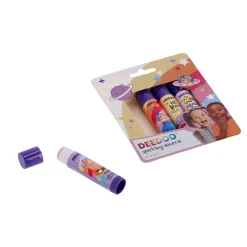 Deedoo Kids Lip Balm Positive Vibes 4 Stuks