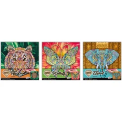 Diamond Painting Op Canvas 30x30 cm 3 assorti