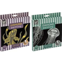 Diamond painting velvet canvas crystal 2 assorti