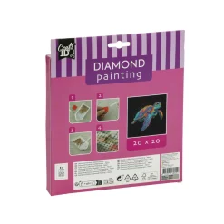 Diamond painting velvet canvas neon 2 assorti