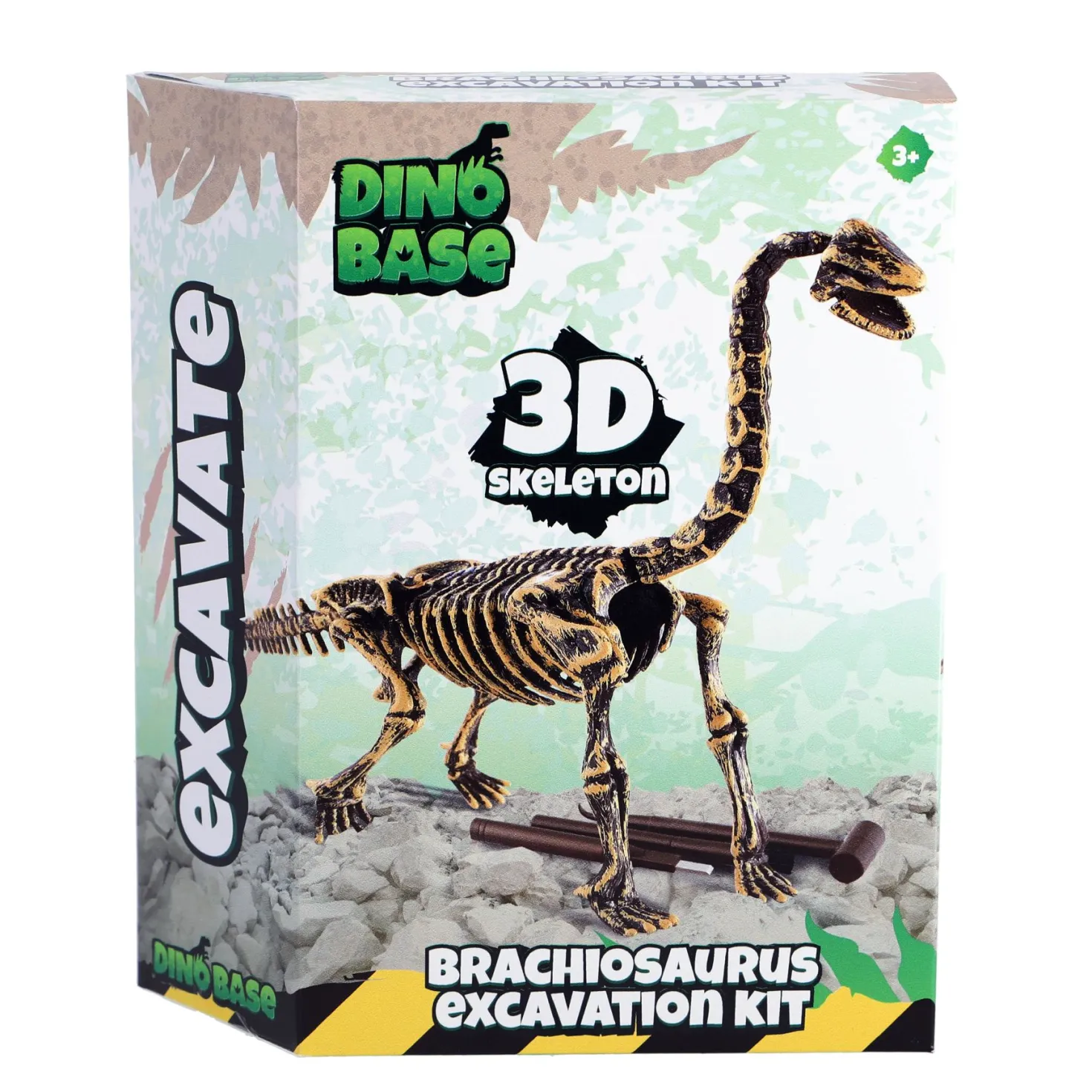 Dinobase Dino uitbikken Brachiosaurus 3D set