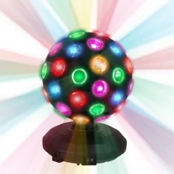 Disco bal LED 12,5 cm party time