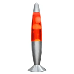 Disco lavalamp 35x9cm m/GS adapter met afstandsbediening party time