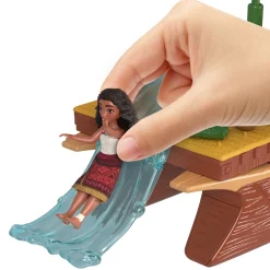 Disney princess small doll vaiana transforming boat