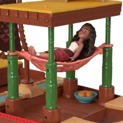 Disney princess small doll vaiana transforming boat