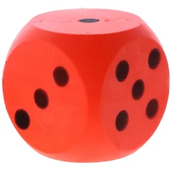 Dobbelsteen Bal Soft Rood 16 Cm