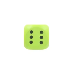 Dobbelsteen soft 16cm groen