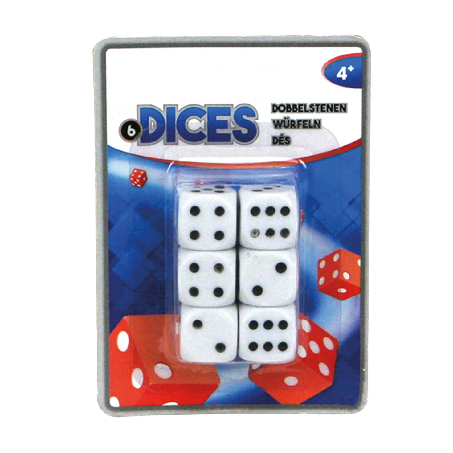 Dobbelstenen 6 Stuks