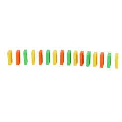 Domino trein b/o met 80 domino stenen
