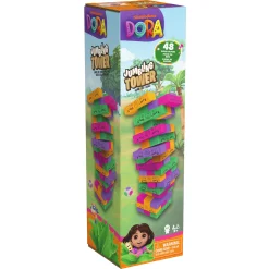 Dora Jumbling Tower Blokkentoren Spel Met 48 Houten Blokjes