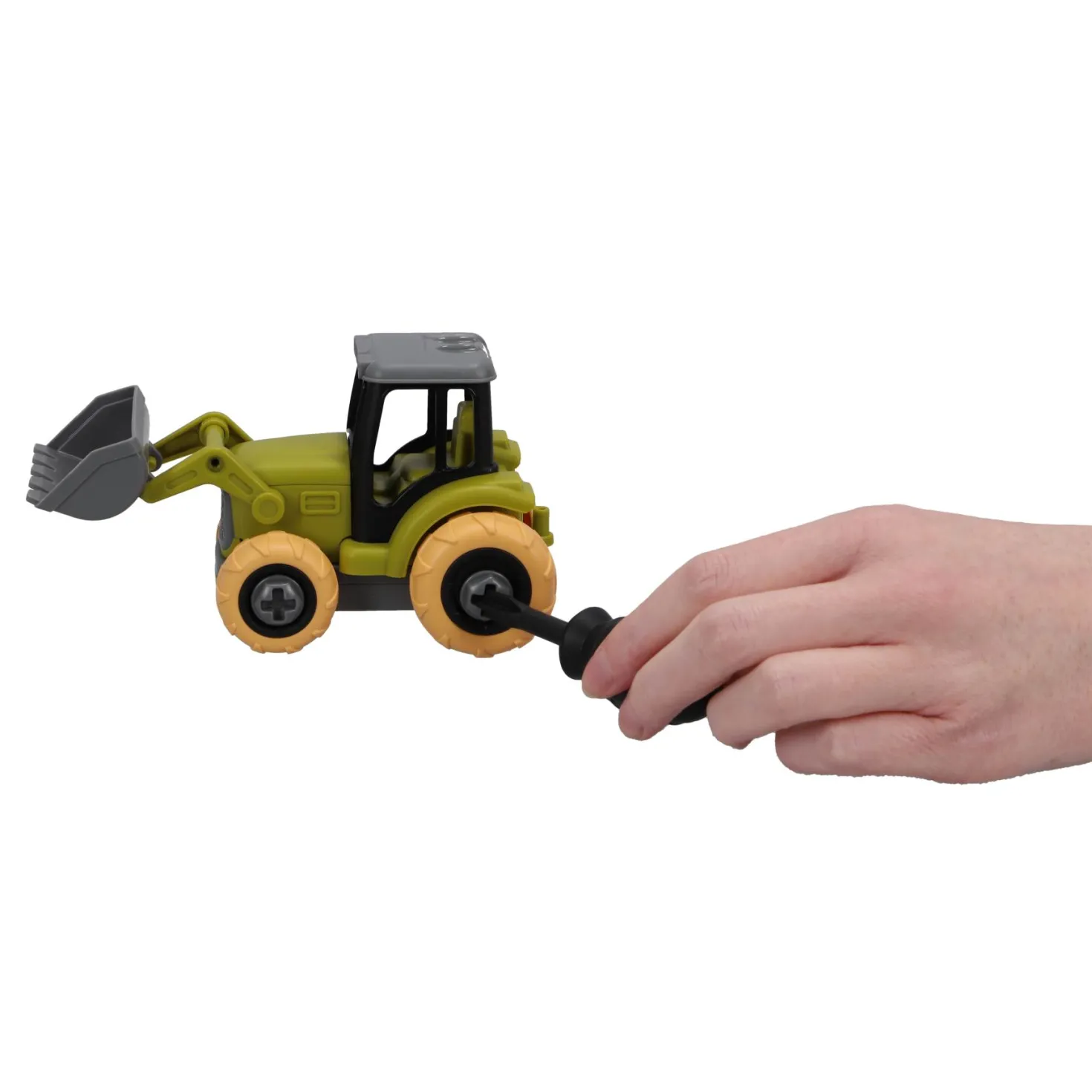 Farm tractor met aanhanger